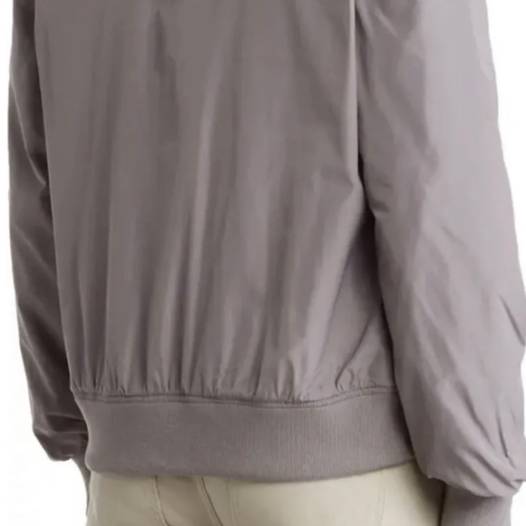Jeff-The Baltic Nylon Bomber Jacket Mens Size Large Gray Grey MSRP $298 - Picture 2 of 7